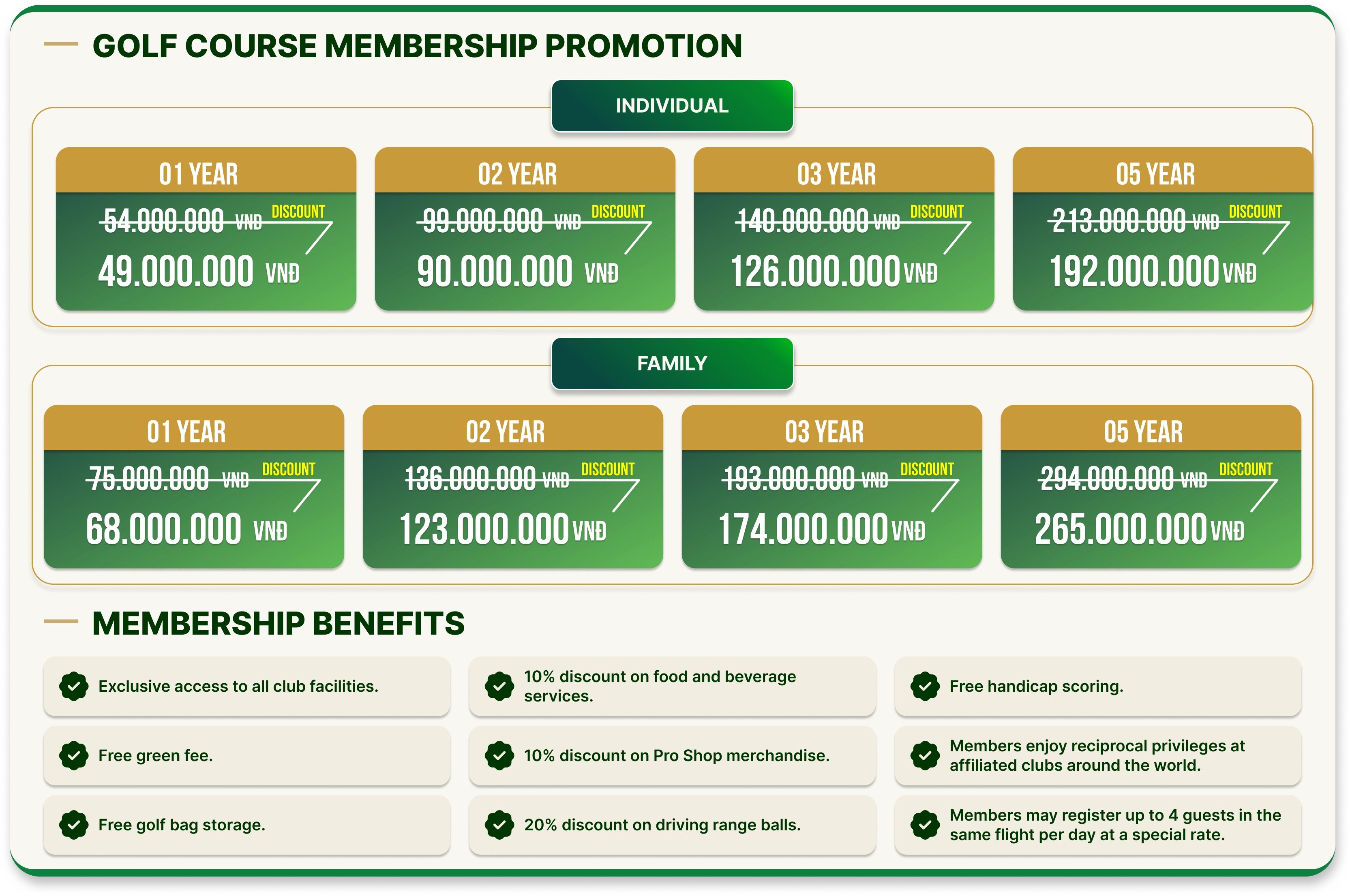 Golf Membership