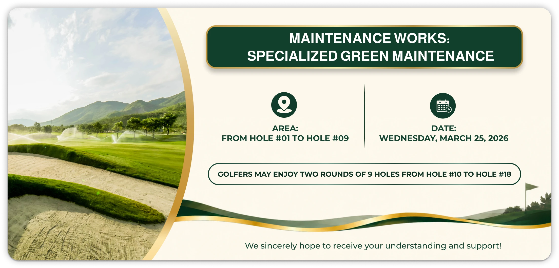 Diamond Bay Golf & Villas Promotion