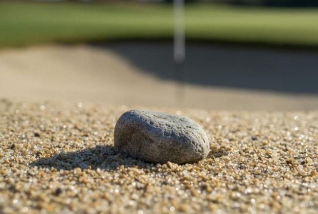 CAN YOU MOVE STONES OR GRAVEL IN A BUNKER?