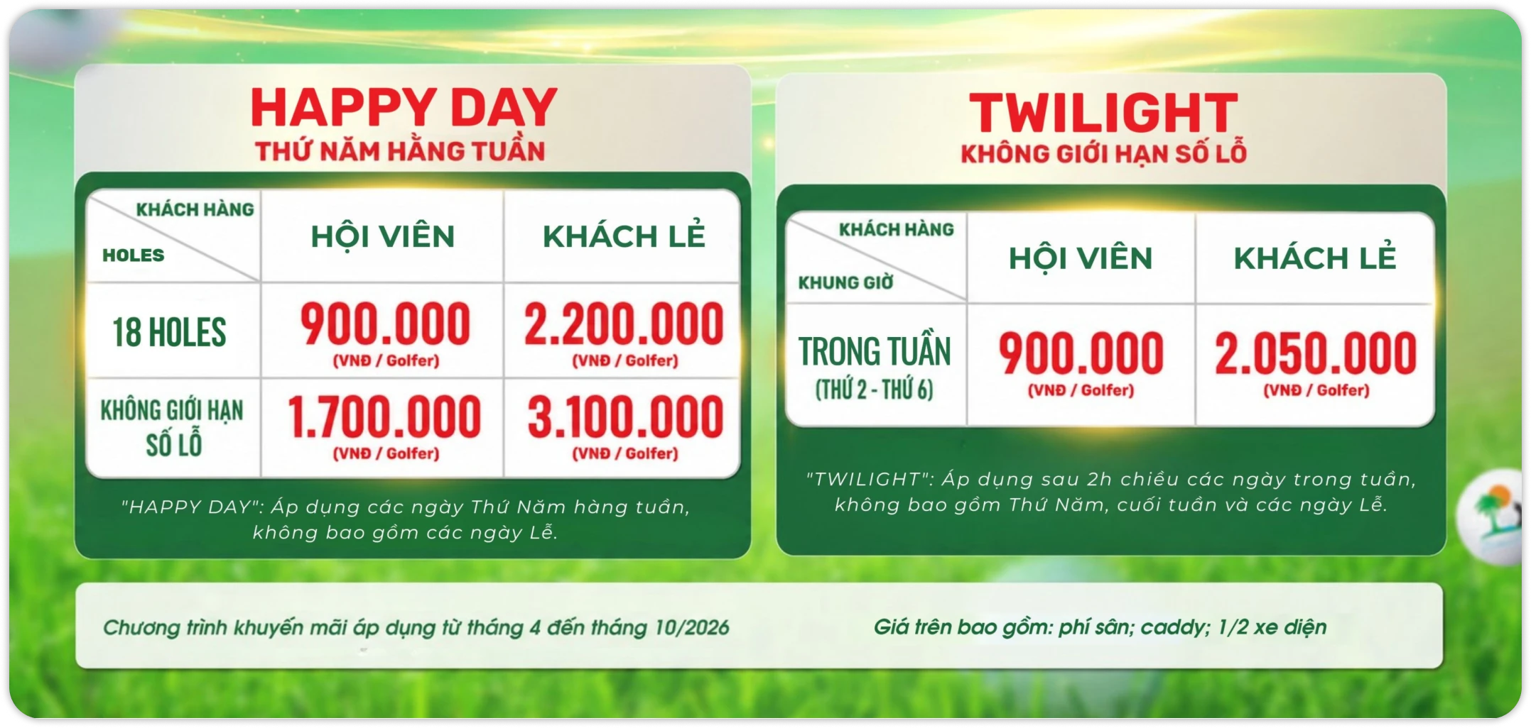 Diamond Bay Golf & Villas Promotion